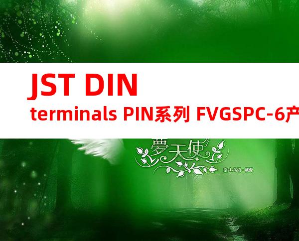 JST DIN terminals PIN系列 FVGSPC-6产品规格书